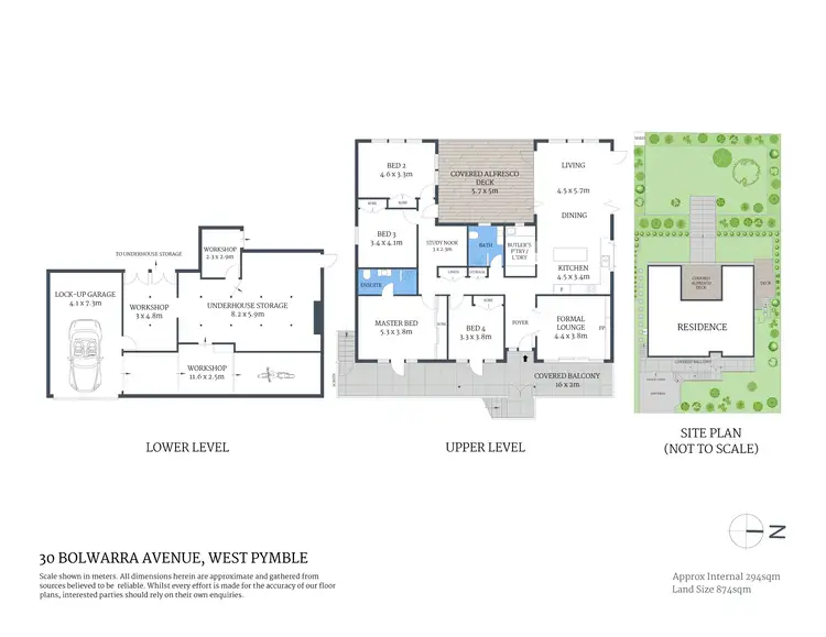 Floorplan of Homely house listing, 30 Bolwarra Avenue, West Pymble NSW 2073