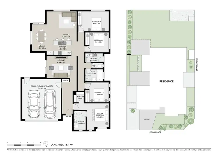 Floorplan of Homely house listing, 4 Echo Place, Alfredton VIC 3350