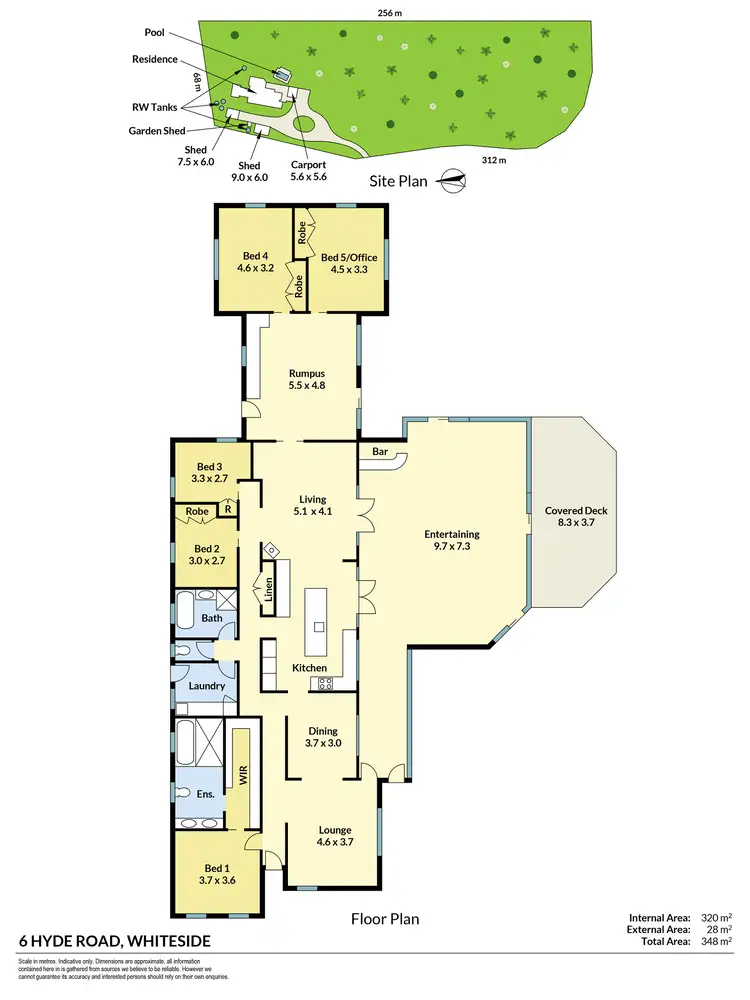 Floorplan of Homely house listing, 6 Hyde Road, Whiteside QLD 4503