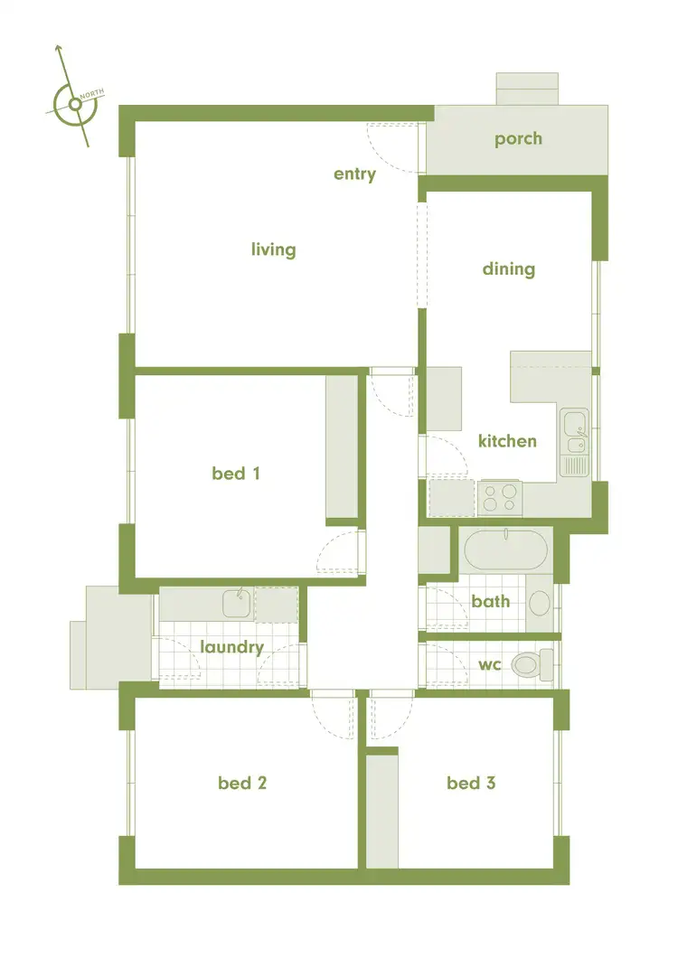 Floorplan of Homely house listing, 71 Nangor Street, Waramanga ACT 2611