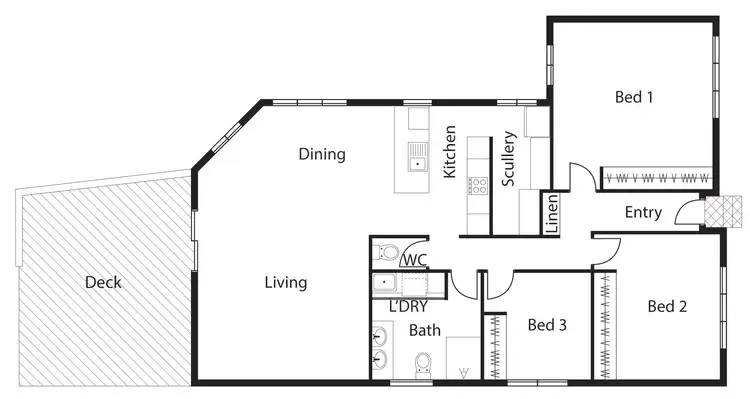 Floorplan of Homely house listing, 5 Gillman Place, Karabar NSW 2620