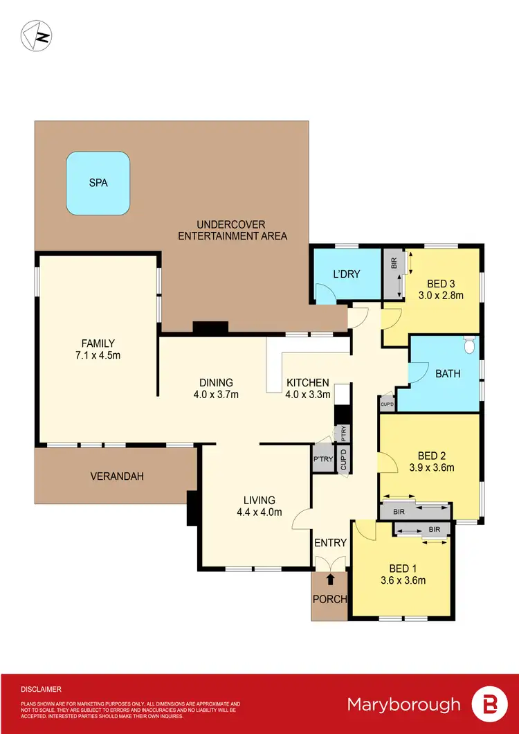 Floorplan of Homely house listing, 94 High Street, Avoca VIC 3467