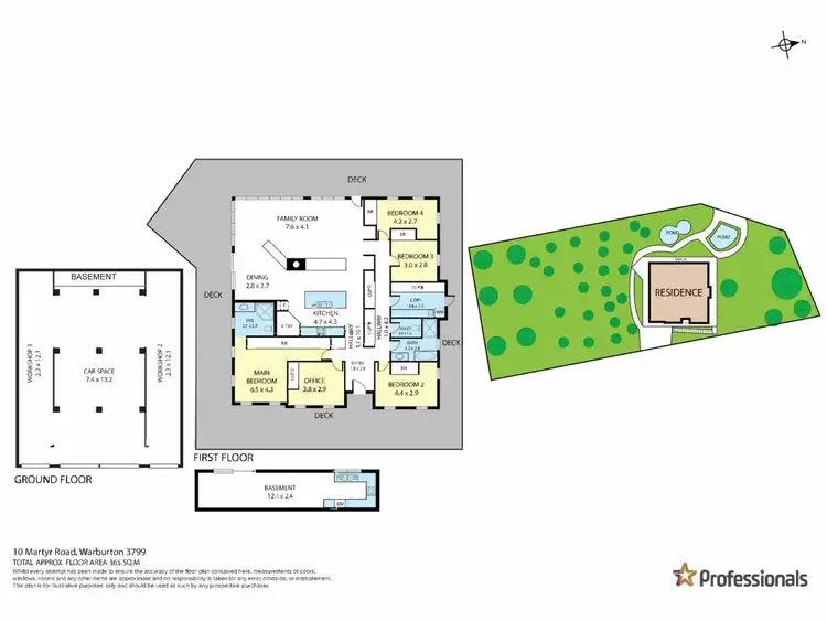 Floorplan of Homely house listing, 10 Martyr Road, Warburton VIC 3799