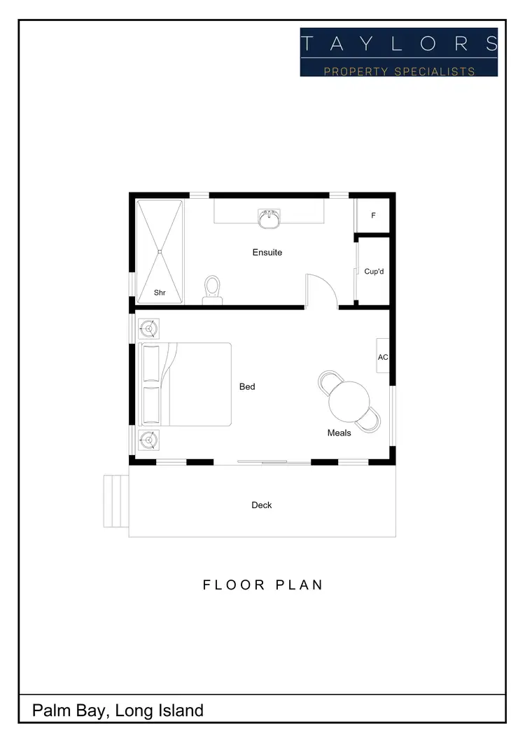Floorplan of Homely unit listing, Bure 15 Palm Bay Resort, Long Island, Whitsundays QLD 4802