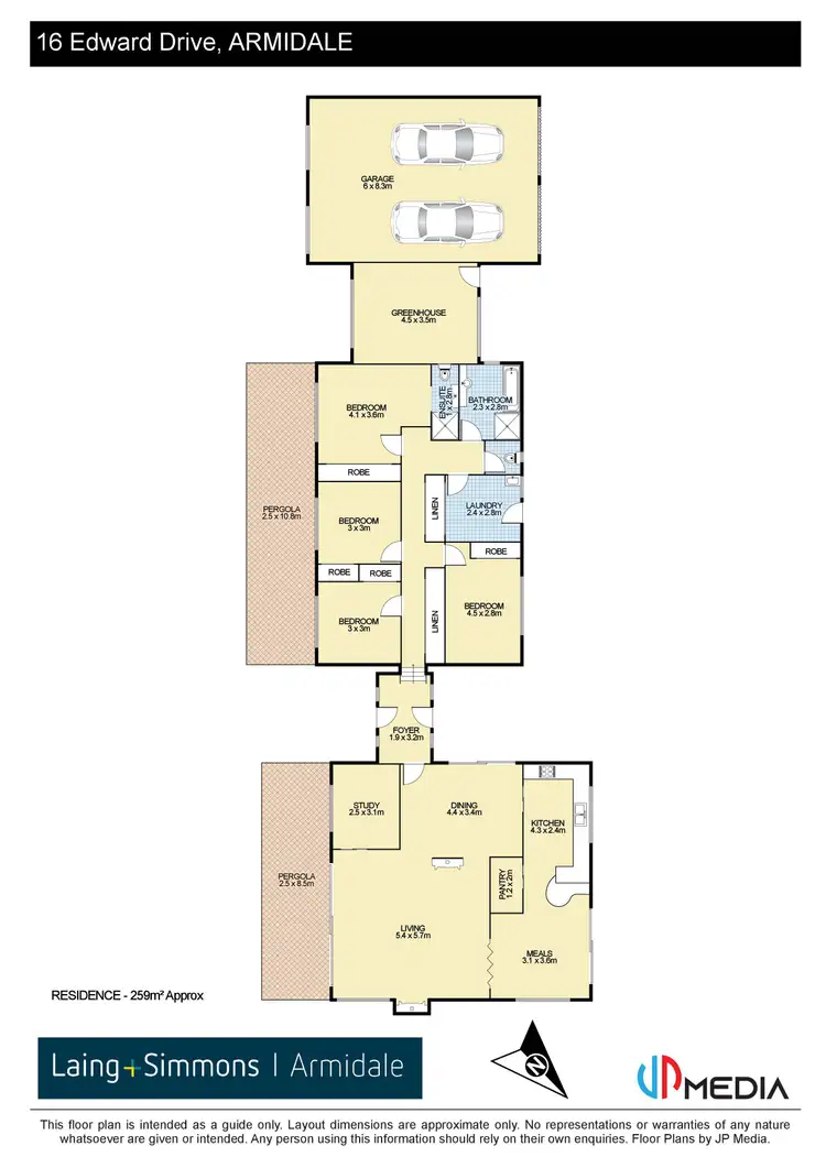 Floorplan of Homely rural property listing, 16 Edward Drive, Armidale NSW 2350