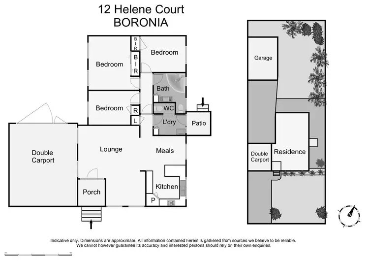 Floorplan of Homely house listing, 12 Helene Court, Boronia VIC 3155