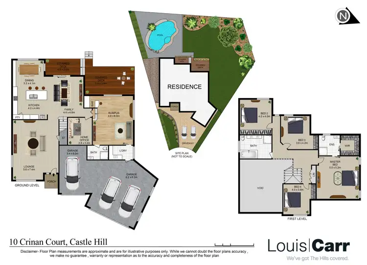 Floorplan of Homely house listing, 10 Crinan Court, Castle Hill NSW 2154