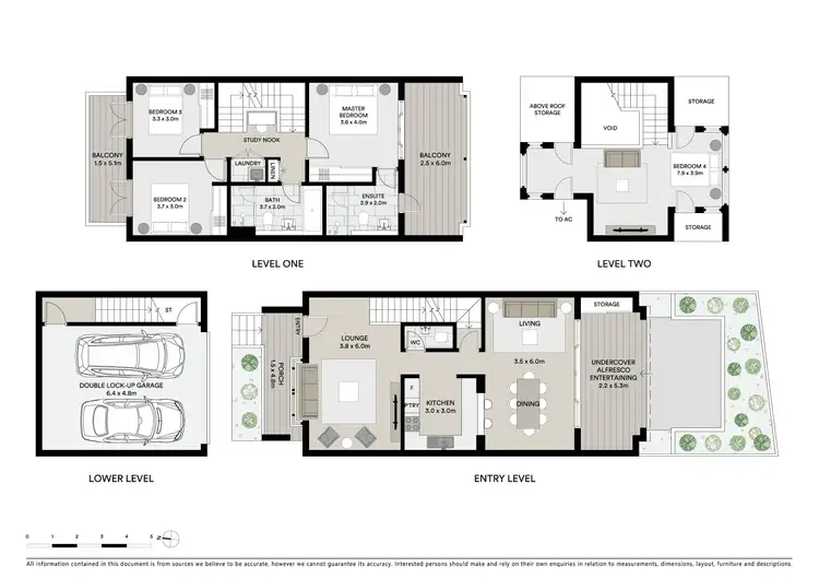 Floorplan of Homely townhouse listing, 2/9 Myrtle Street, Botany NSW 2019