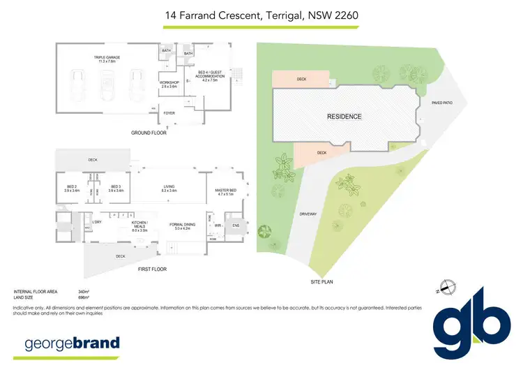 Floorplan of Homely house listing, 14 Farrand Crescent, Terrigal NSW 2260