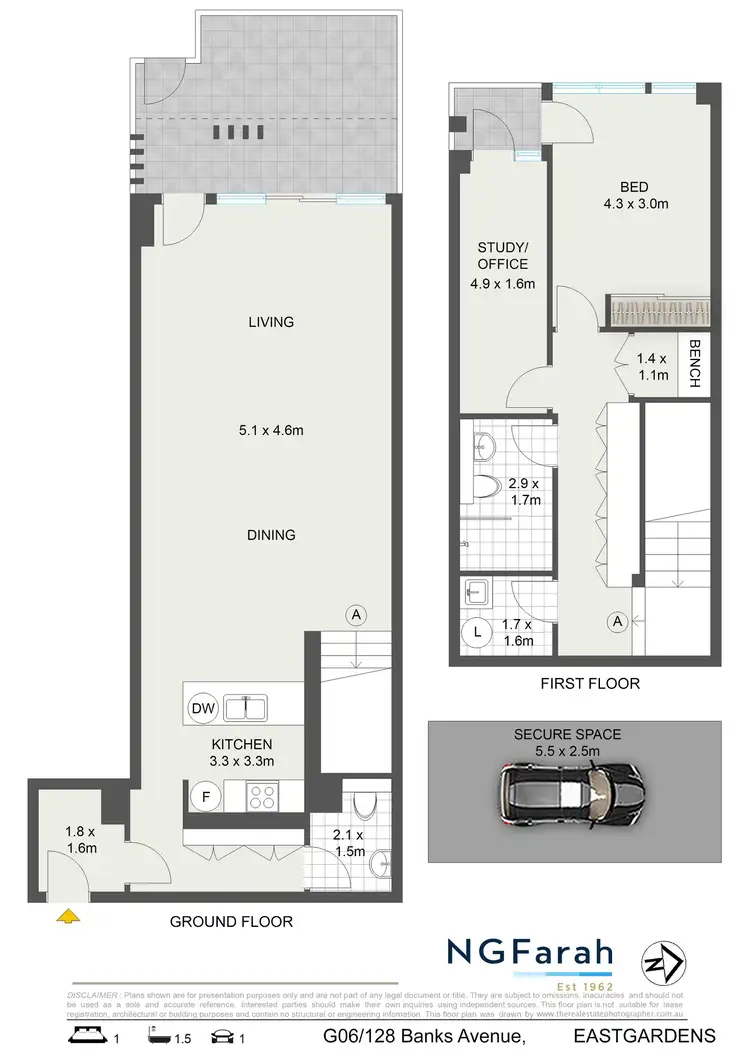 Floorplan of Homely apartment listing, G06/128 Banks Avenue, Eastgardens NSW 2036