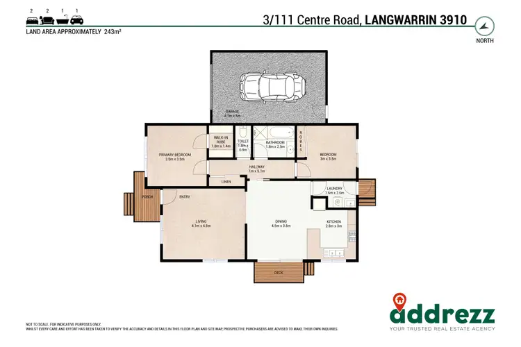 Floorplan of Homely unit listing, 3/111 Centre Road, Langwarrin VIC 3910