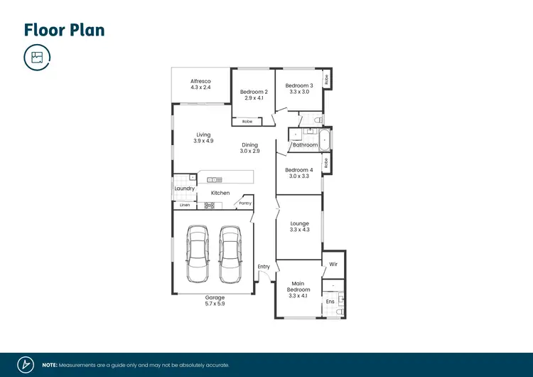 Floorplan of Homely house listing, 16 Honeysuckle Drive, Aberglasslyn NSW 2320