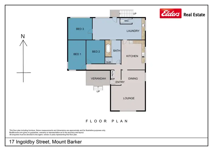 Floorplan of Homely house listing, 17 Ingoldby Street, Mount Barker WA 6324