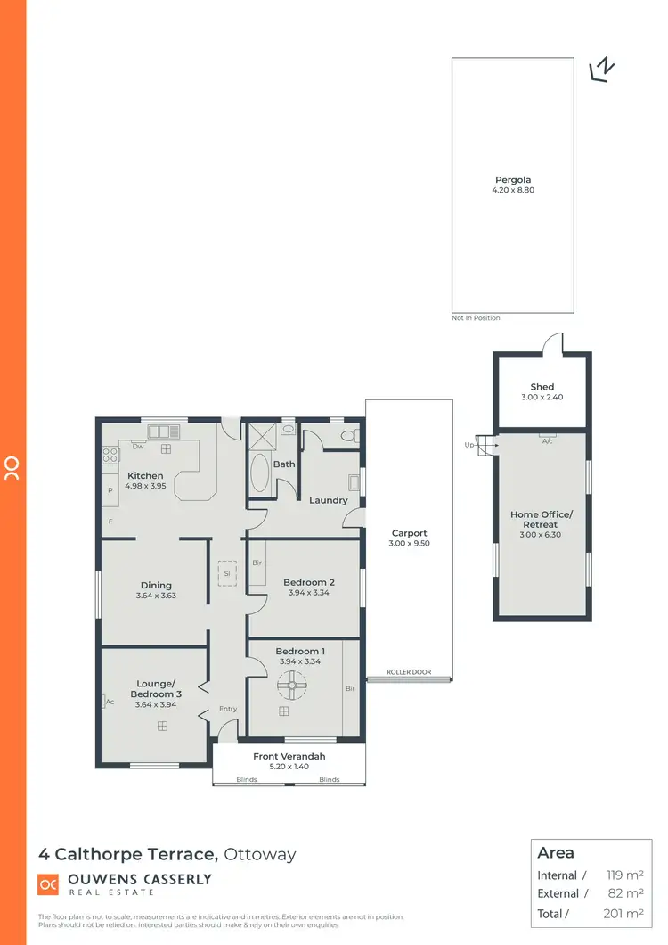 Floorplan of Homely house listing, 4 Calthorpe Terrace, Ottoway SA 5013