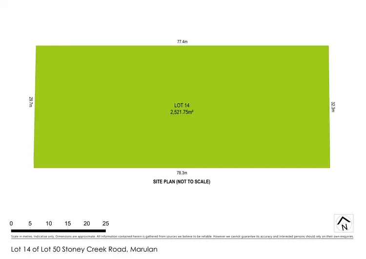 Floorplan of Homely land listing, LOT 14 of, Lot 50 Stoney Creek Road, Marulan NSW 2579
