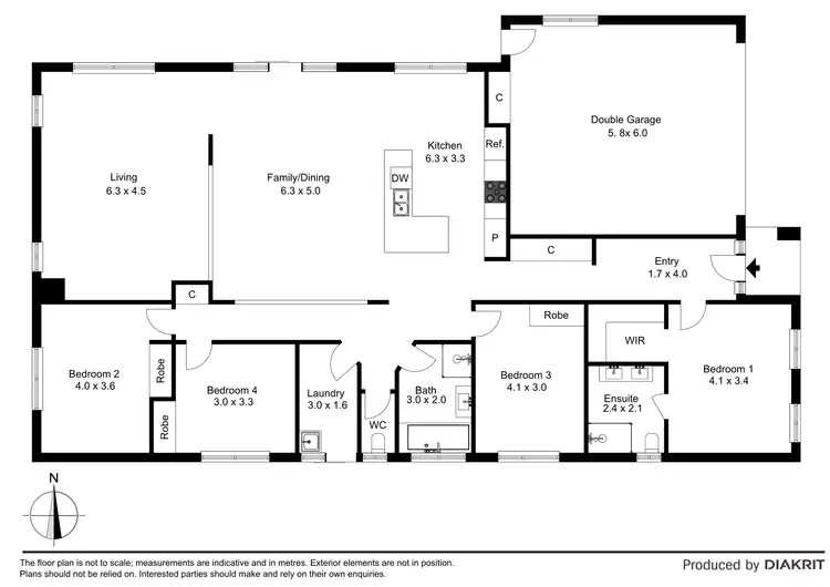 Floorplan of Homely house listing, 24 Spruce Drive, Hastings VIC 3915