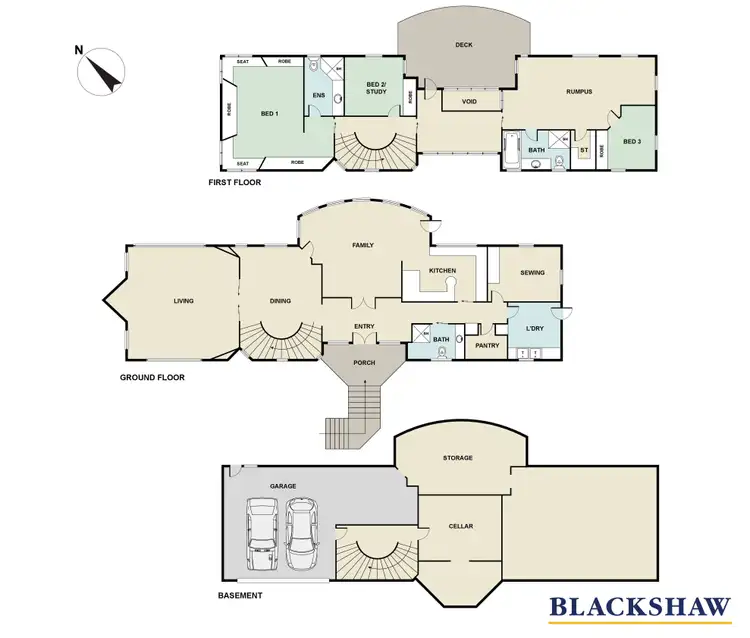 Floorplan of Homely house listing, 12 Story Place, Isaacs ACT 2607
