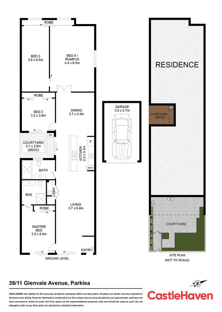 Floorplan of Homely villa listing, 39/11 Glenvale Avenue, Parklea NSW 2768