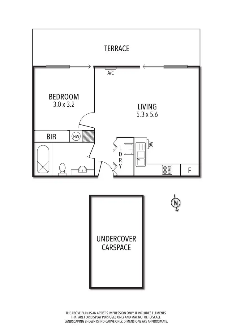 Floorplan of Homely apartment listing, 10/414 High Street, Northcote VIC 3070
