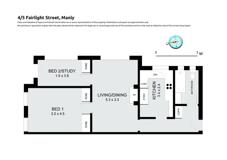 Floorplan of Homely apartment listing, 4/5 Fairlight Street, Manly NSW 2095