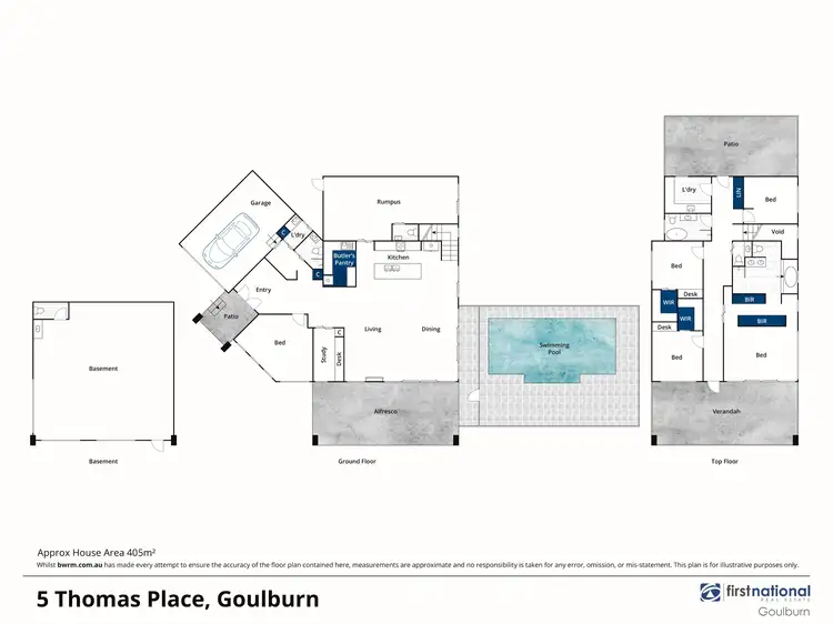 Floorplan of Homely house listing, 5 Thomas Place, Goulburn NSW 2580