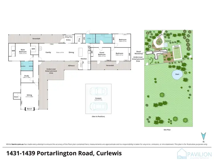 Floorplan of Homely rural property listing, 1431-1439 Portarlington Road, Curlewis VIC 3222
