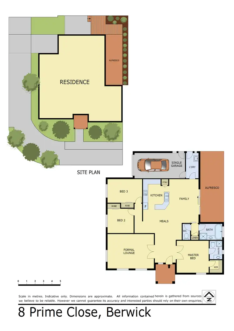 Floorplan of Homely house listing, 8 Prime Court, Berwick VIC 3806