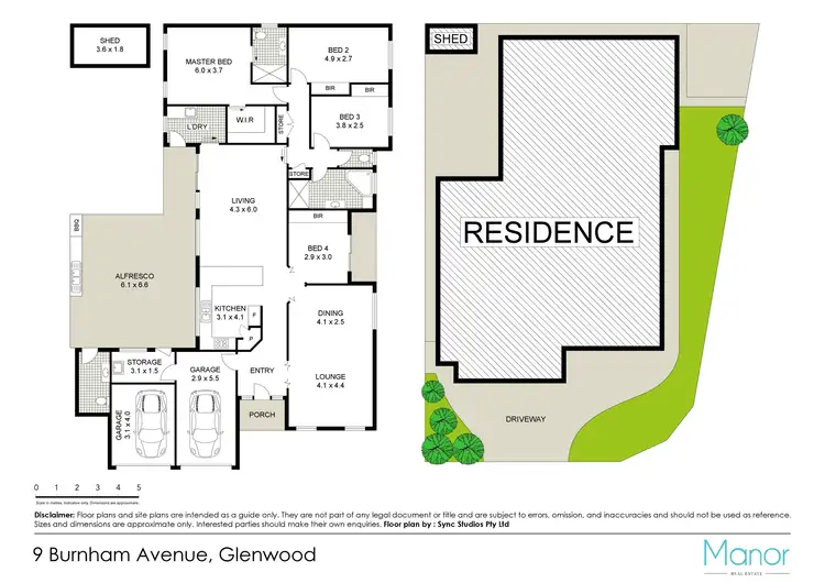 Floorplan of Homely house listing, 9 Burnham Avenue, Glenwood NSW 2768