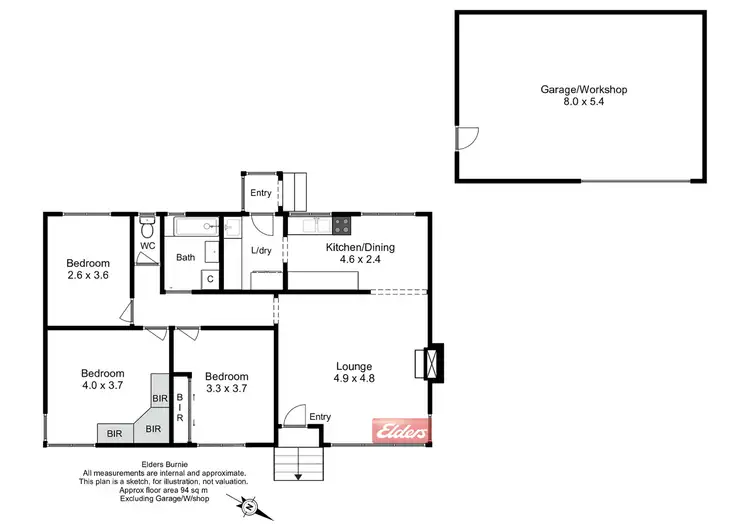 Floorplan of Homely house listing, 5 Enden Place, Somerset TAS 7322