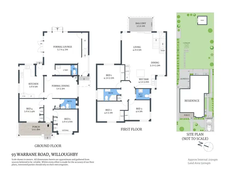 Floorplan of Homely house listing, 93 Warrane Road, Willoughby NSW 2068