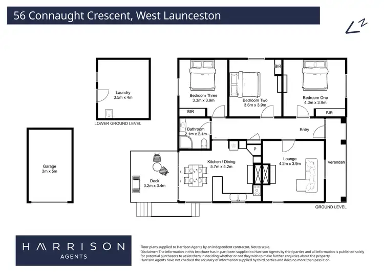 Floorplan of Homely house listing, 56 Connaught Crescent, West Launceston TAS 7250