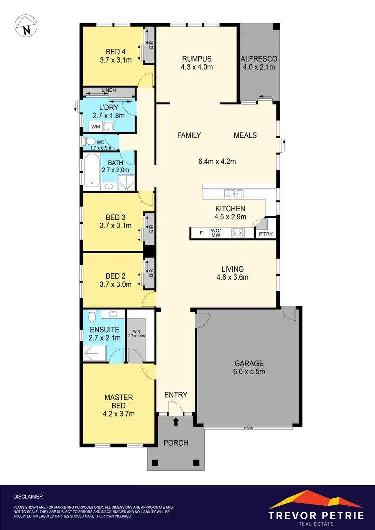 Floorplan of Homely house listing, 8 Annmaree Drive, Winter Valley VIC 3358