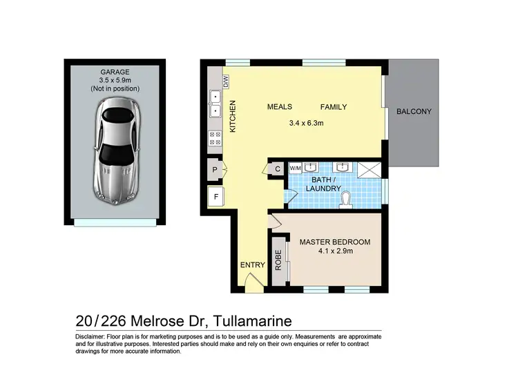 Floorplan of Homely unit listing, 20/226 Melrose Drive, Tullamarine VIC 3043