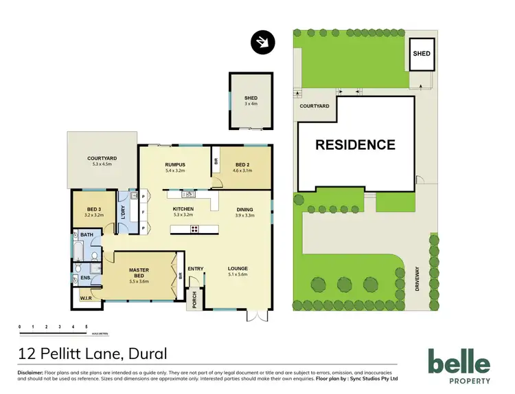 Floorplan of Homely house listing, 12 Pellitt Lane, Dural NSW 2158