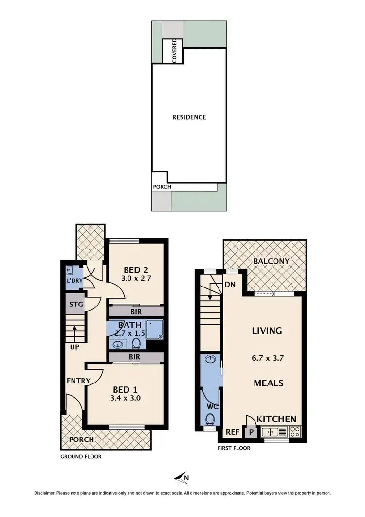 Floorplan of Homely townhouse listing, 38A Regent Street, Preston VIC 3072