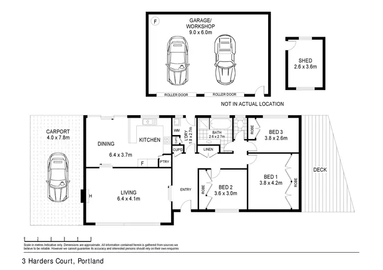Floorplan of Homely house listing, 3 Harders Street, Portland VIC 3305