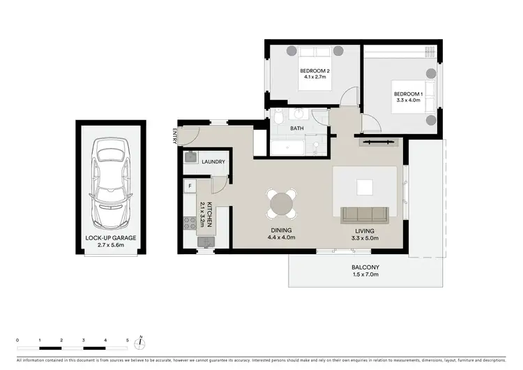 Floorplan of Homely apartment listing, 6/39-41 Doncaster Avenue, Kensington NSW 2033
