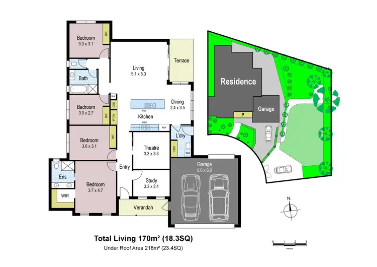 Floorplan of Homely house listing, 4 Namel Court, Drouin VIC 3818