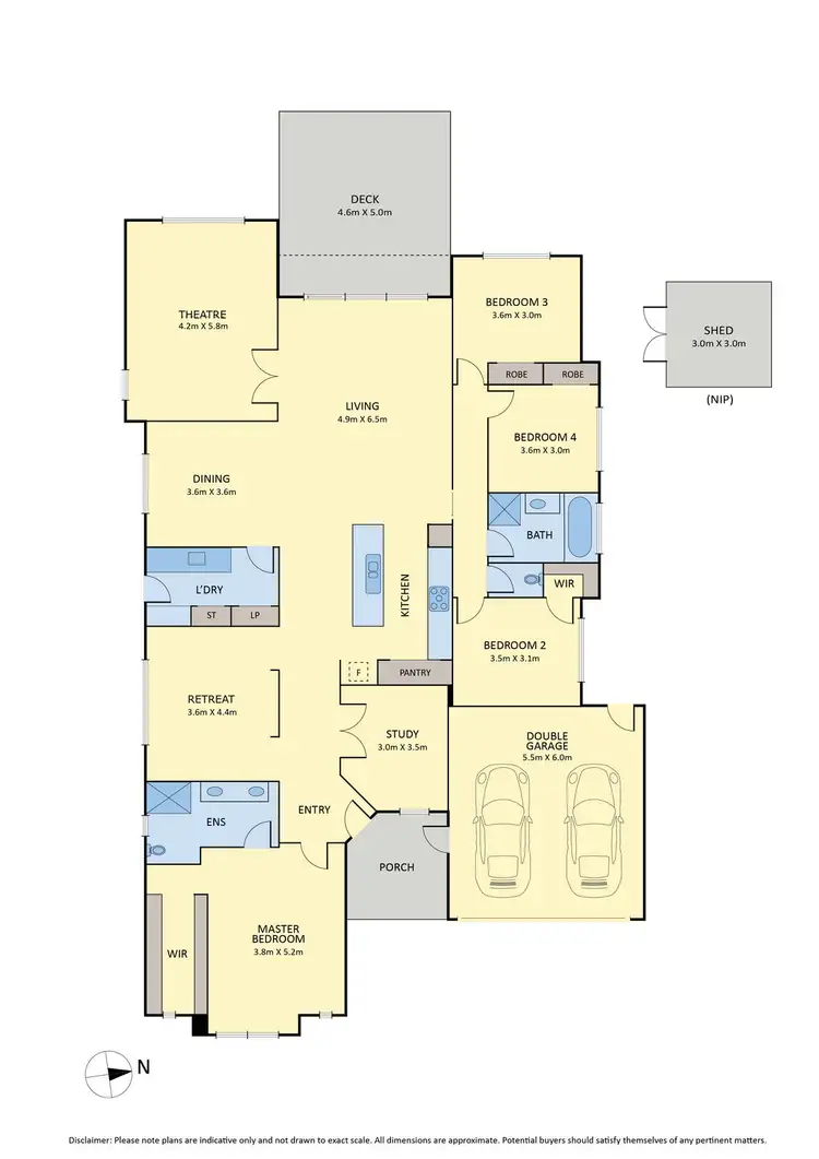 Floorplan of Homely house listing, 7 Mount Vista Close, New Gisborne VIC 3438