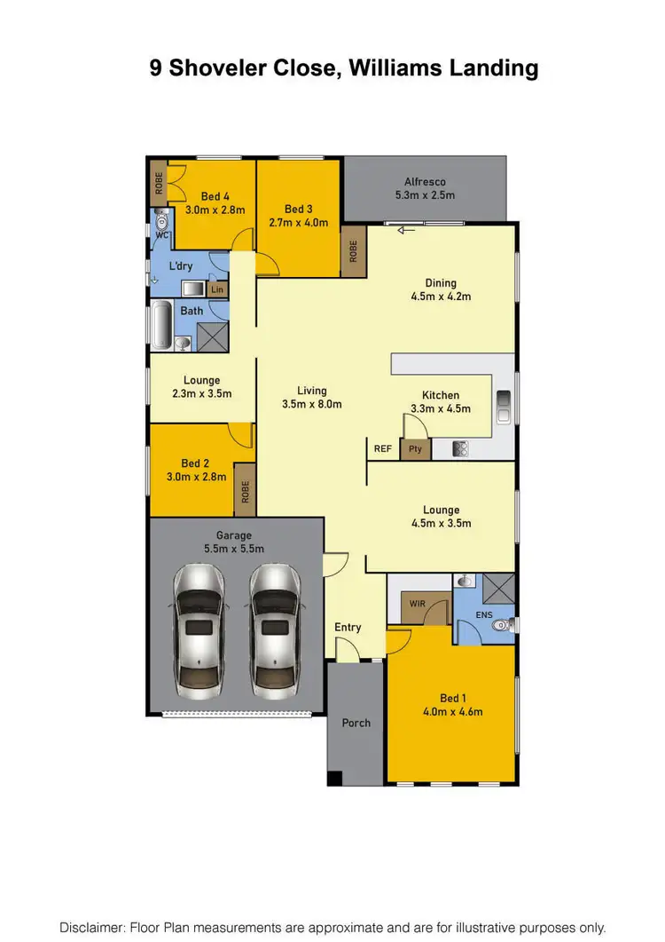 Floorplan of Homely house listing, 9 Shoveler Close, Williams Landing VIC 3027