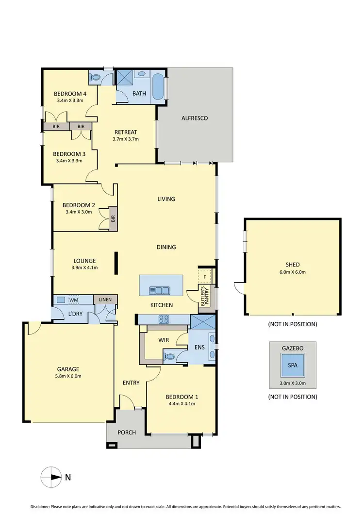 Floorplan of Homely house listing, 10 Thornton Court, Gisborne VIC 3437