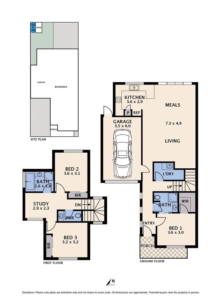 Floorplan of Homely townhouse listing, 20/87 Radford Road, Reservoir VIC 3073