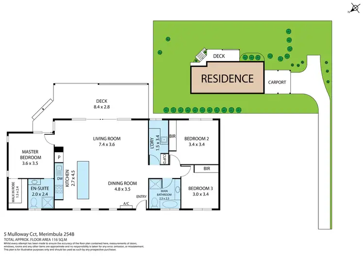 Floorplan of Homely house listing, 5 Mulloway Circuit, Merimbula NSW 2548