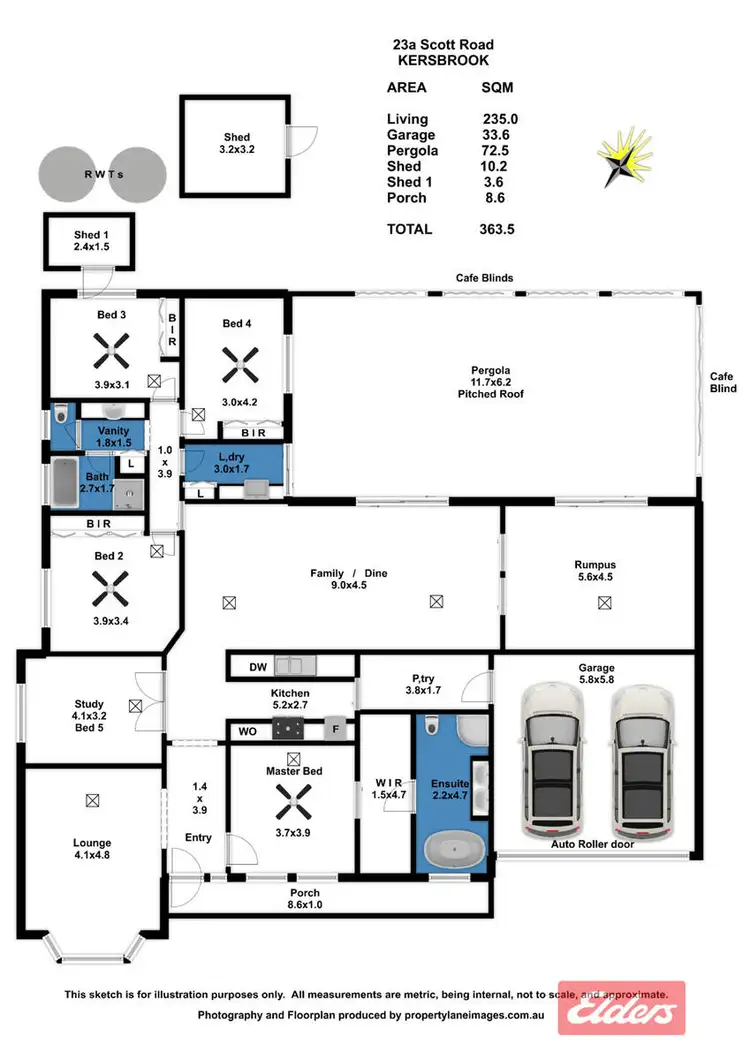 Floorplan of Homely house listing, 23A Scott Street, Kersbrook SA 5231