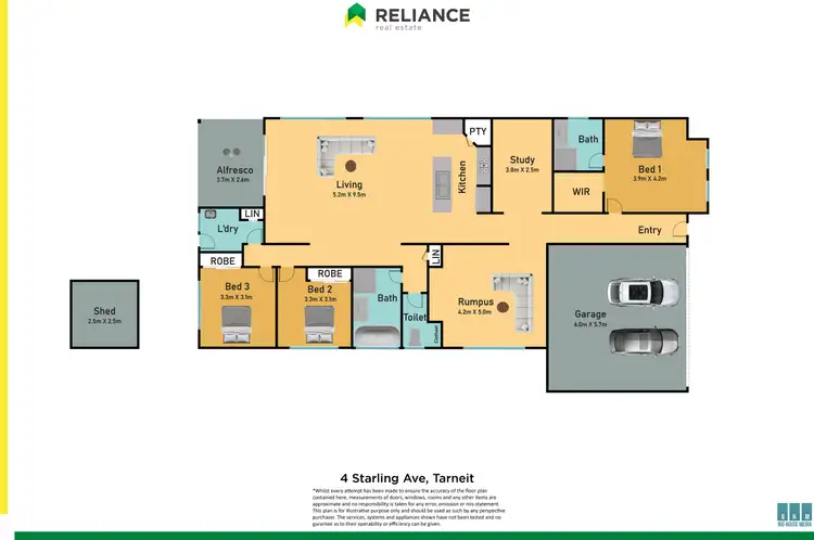 Floorplan of Homely house listing, 4 Starling Avenue, Tarneit VIC 3029