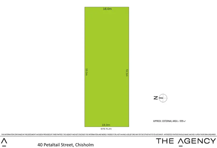 Floorplan of Homely land listing, 40 Petaltail Street, Chisholm NSW 2322