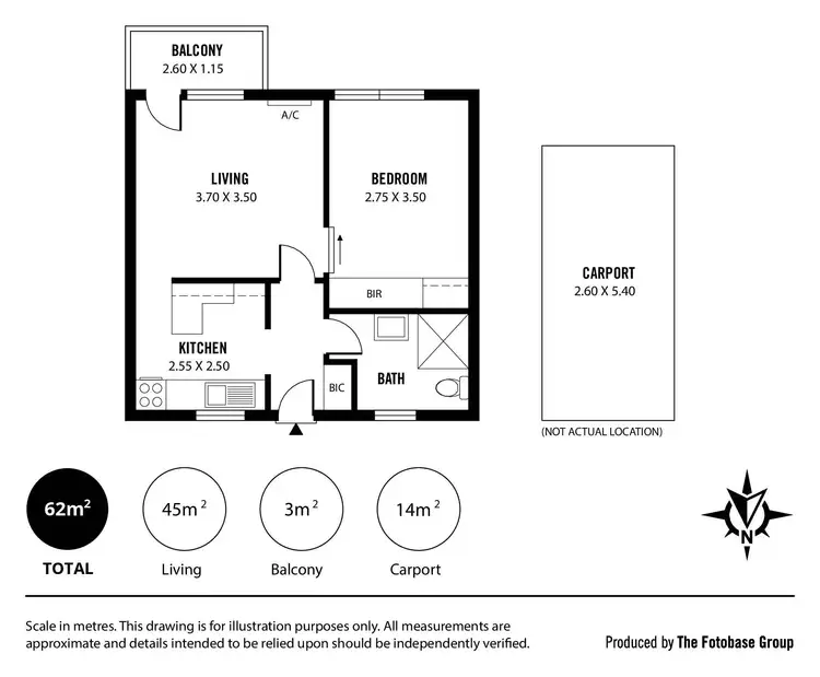Floorplan of Homely unit listing, 12/391-393 Anzac Highway, Camden Park SA 5038