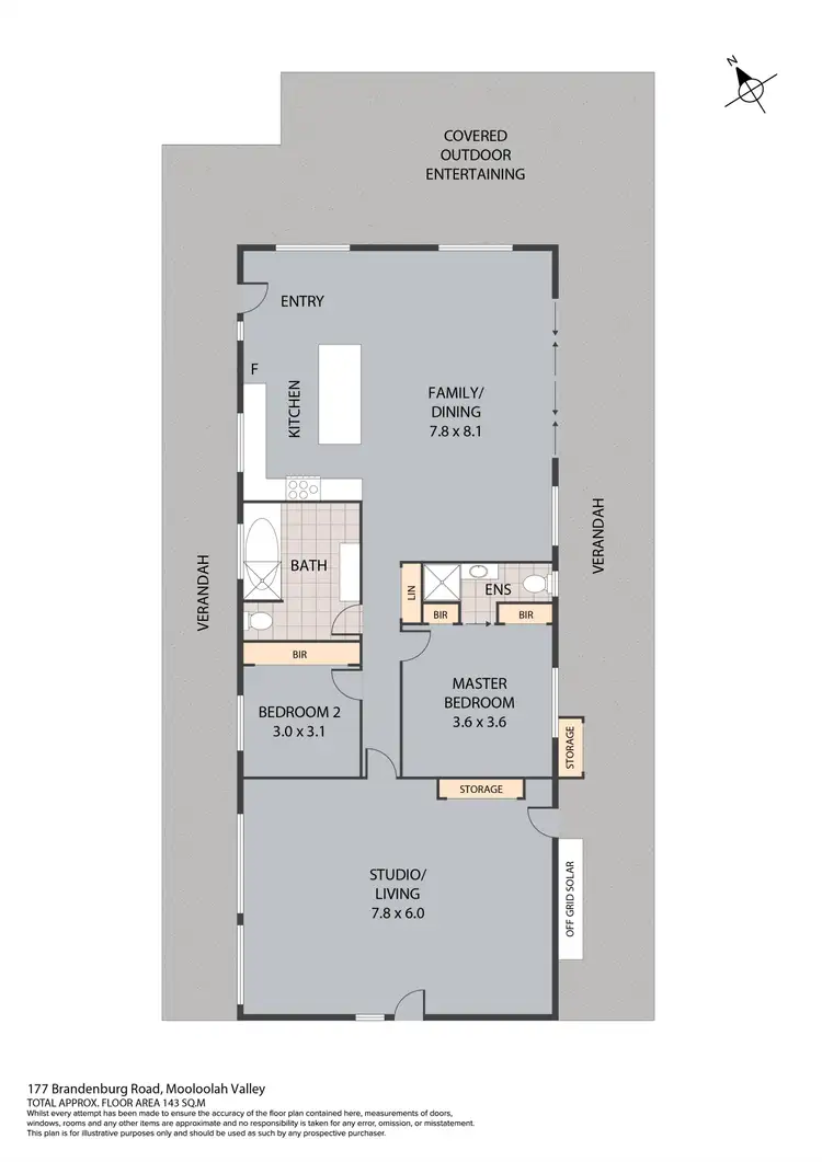 Floorplan of Homely house listing, 177 Brandenburg Road, Mooloolah Valley QLD 4553