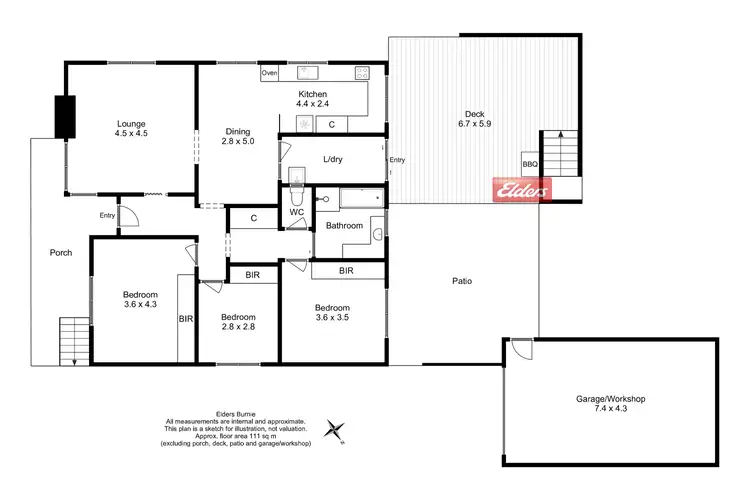 Floorplan of Homely house listing, 74 Old Surrey Road, Havenview TAS 7320