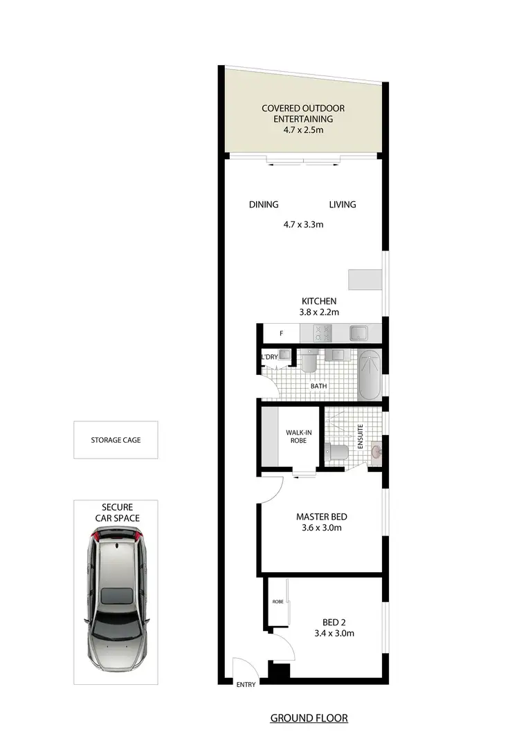 Floorplan of Homely apartment listing, 3103/2-10 Mooramba Road, Dee Why NSW 2099